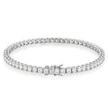 Classic Silver and Gold Moissanite Bracelet